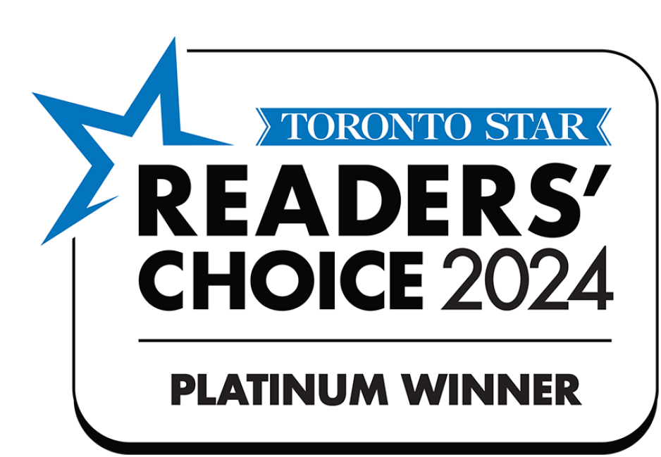 Toronto Star's Readers' Choice 2024 Platinum Winner